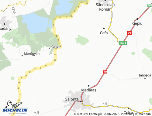 MICHELIN Marțihaz map - ViaMichelin