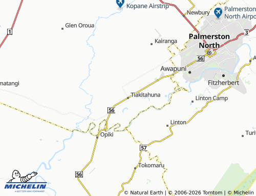 Mapa MICHELIN Tiakitahuna - ViaMichelin