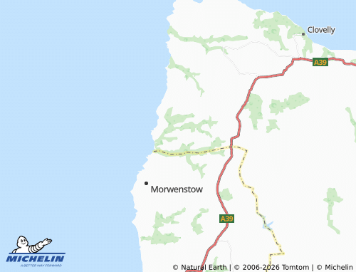 MICHELIN Welcombe map - ViaMichelin