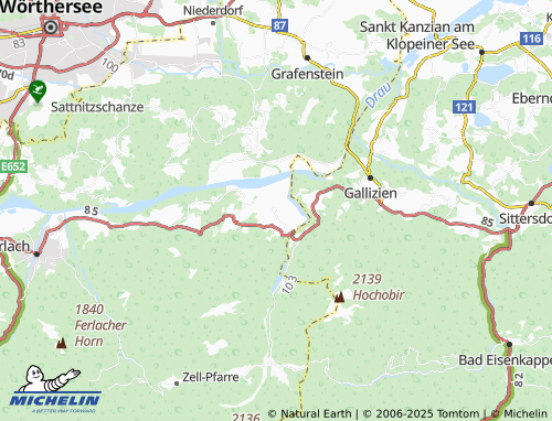 MICHELIN Gupf map - ViaMichelin