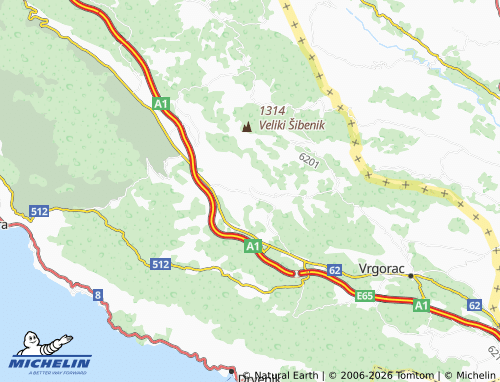 MICHELIN Zavojane map - ViaMichelin