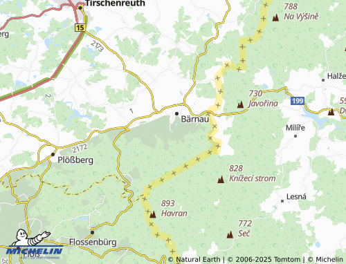 MICHELIN Naab map - ViaMichelin