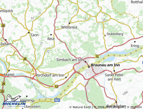 Kaart MICHELIN Irging - ViaMichelin