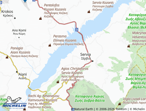 Carte MICHELIN Kranidia - ViaMichelin
