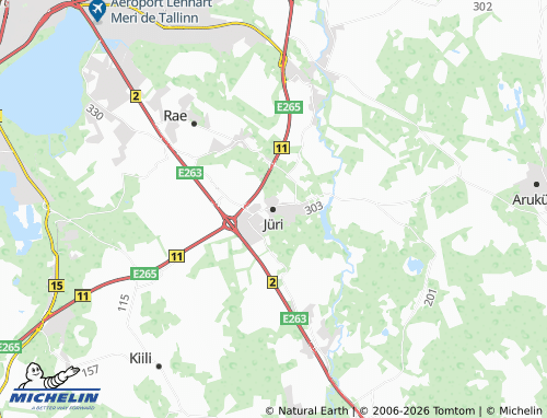 MICHELIN Jüri map - ViaMichelin