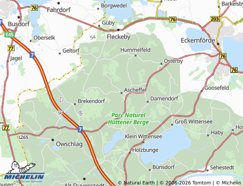 MICHELIN Ascheffel map - ViaMichelin
