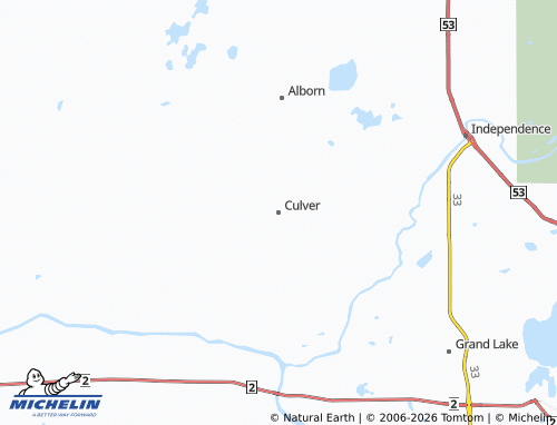 Mappa MICHELIN Culver - ViaMichelin