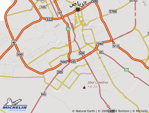 MICHELIN-Landkarte al-Yamamah - ViaMichelin