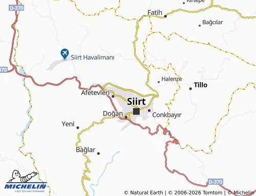 MICHELIN Kooperatif map - ViaMichelin