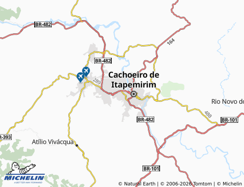 MICHELIN Nova Brasília map - ViaMichelin
