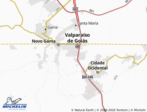 Mappa MICHELIN Parque Rio Branco - ViaMichelin