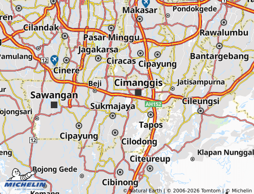 Carte MICHELIN Cisalak - ViaMichelin