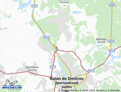 Carte MICHELIN Ivashevo - ViaMichelin