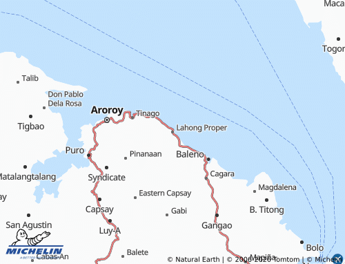 MICHELIN Lahong Proper map - ViaMichelin