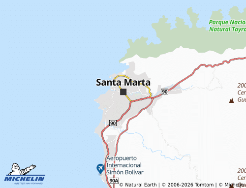 MICHELIN Minuto de Dios map - ViaMichelin
