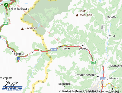 Mappa MICHELIN Iselle - ViaMichelin