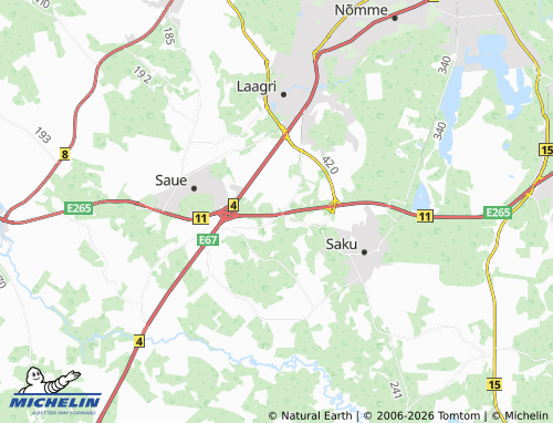 MICHELIN Jälgimäe map - ViaMichelin