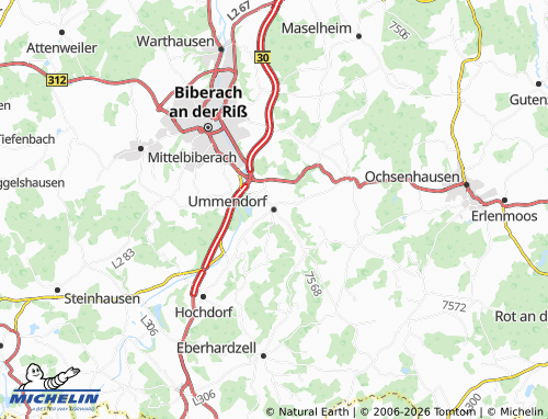 Mapa MICHELIN Ummendorf - ViaMichelin