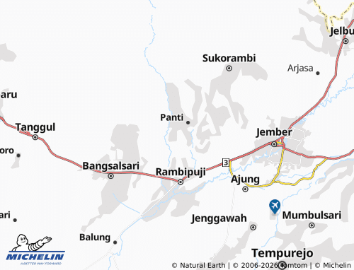 Mapa MICHELIN Kemuningsari Lor - ViaMichelin