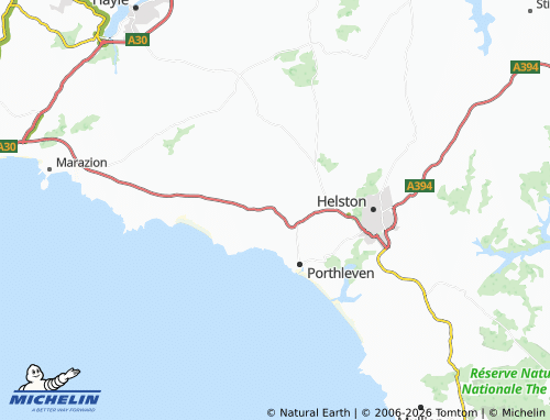 MICHELIN Breage map - ViaMichelin