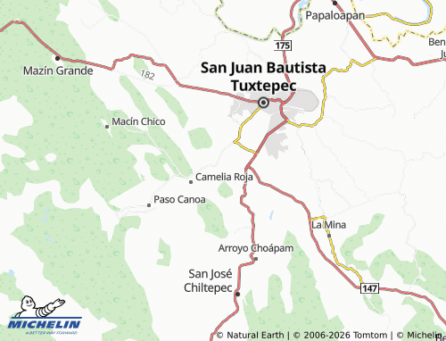 Mapa MICHELIN Piedra Quemada - ViaMichelin