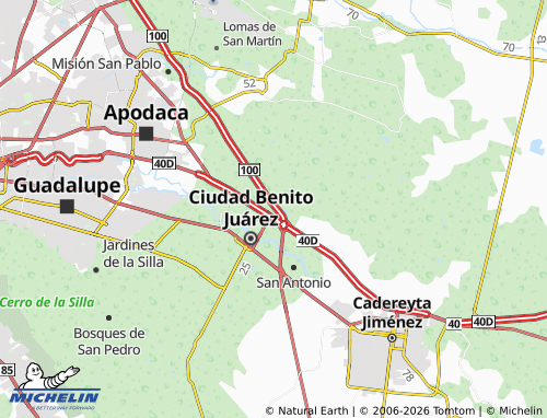 MICHELIN Privadas de San Fernando map - ViaMichelin
