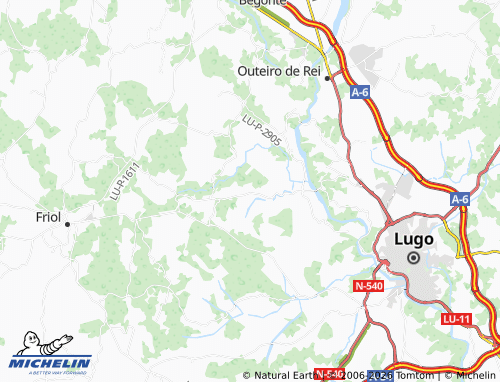 MICHELIN Ceide map - ViaMichelin