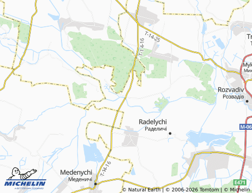 Mapa MICHELIN Kolodruby - ViaMichelin