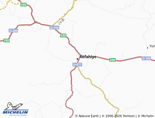 Mappa MICHELIN Refahiye - ViaMichelin