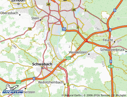 MICHELIN Gaulnhofen map - ViaMichelin