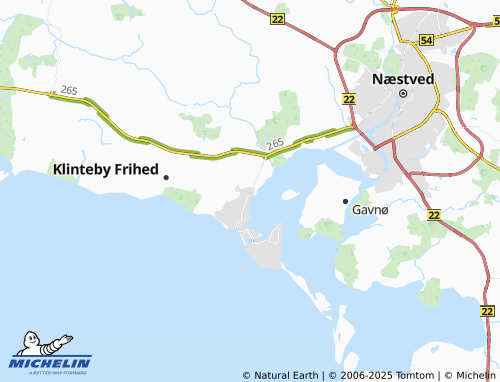Carte MICHELIN Karrebæk - ViaMichelin