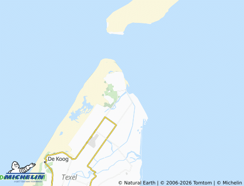 MICHELIN De Cocksdorp map - ViaMichelin