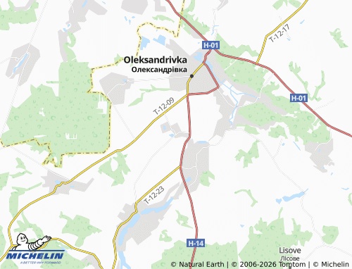 MICHELIN-Landkarte Vesele - ViaMichelin