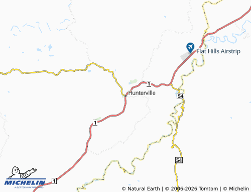 Mapa MICHELIN Hunterville - ViaMichelin