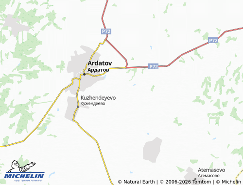 MICHELIN-Landkarte Belyayevo - ViaMichelin
