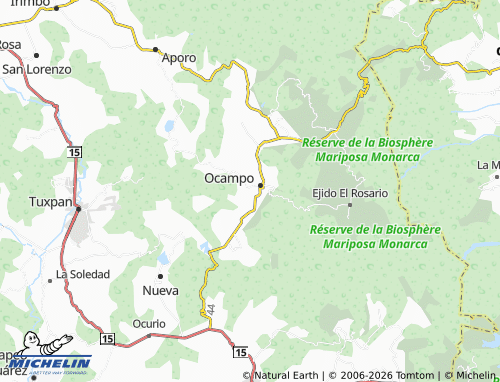 Carte MICHELIN El Capulín - ViaMichelin