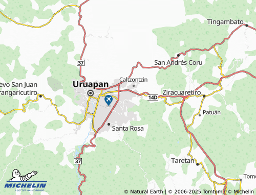 MICHELIN Jardines de La Loma map - ViaMichelin
