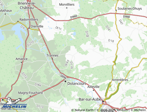 Carte MICHELIN Éclance - ViaMichelin