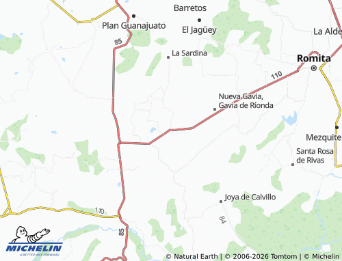 Mapa MICHELIN Monte de Hoyos - ViaMichelin