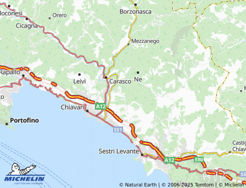 MICHELIN Breccanecca map - ViaMichelin