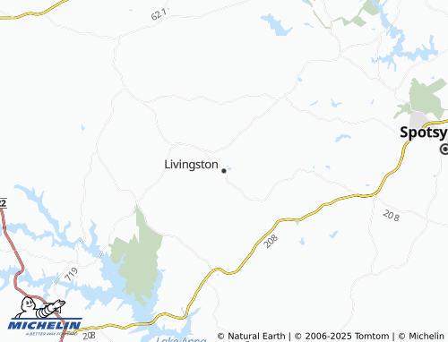 MICHELIN Livingston map - ViaMichelin