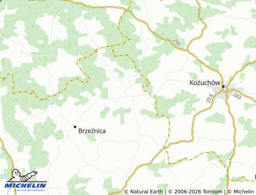 MICHELIN-Landkarte Wichów - ViaMichelin