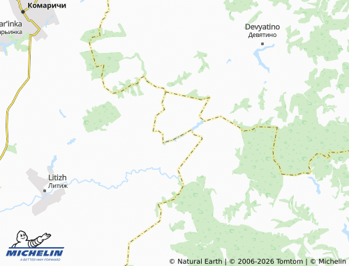 Carte MICHELIN Galitsina-Kuznetsovka - ViaMichelin