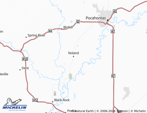 Mappa MICHELIN Noland - ViaMichelin