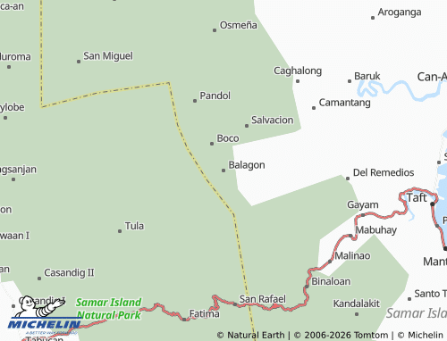 MICHELIN Balagon map - ViaMichelin