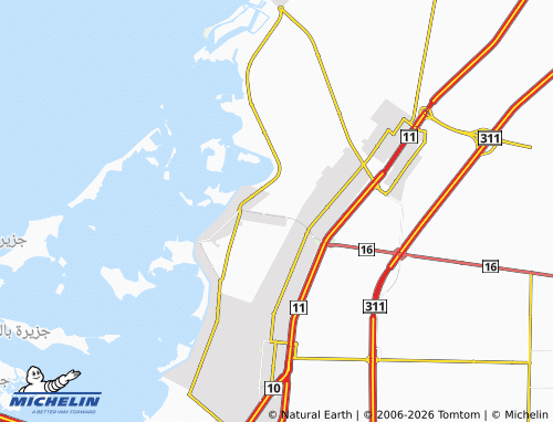 MICHELIN Al Sader map - ViaMichelin
