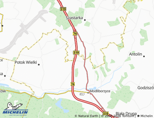 MICHELIN Zarajec map - ViaMichelin