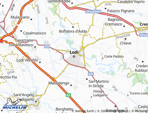MICHELIN-Landkarte Lodi - ViaMichelin