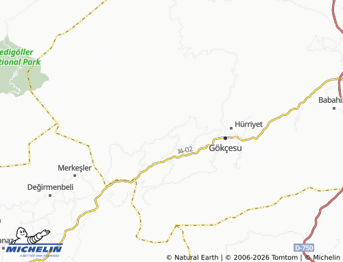 MICHELIN Elemen map - ViaMichelin