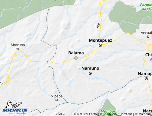 Mapa MICHELIN Balama - ViaMichelin